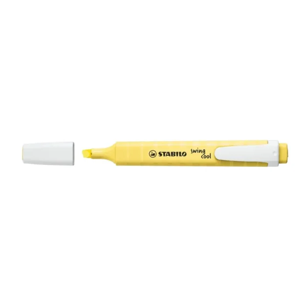 สตาบิโล Swing Cool ปากกาไฮไลท์ สี Milky Yellow รุ่น 275/144 x 10 ด้าม