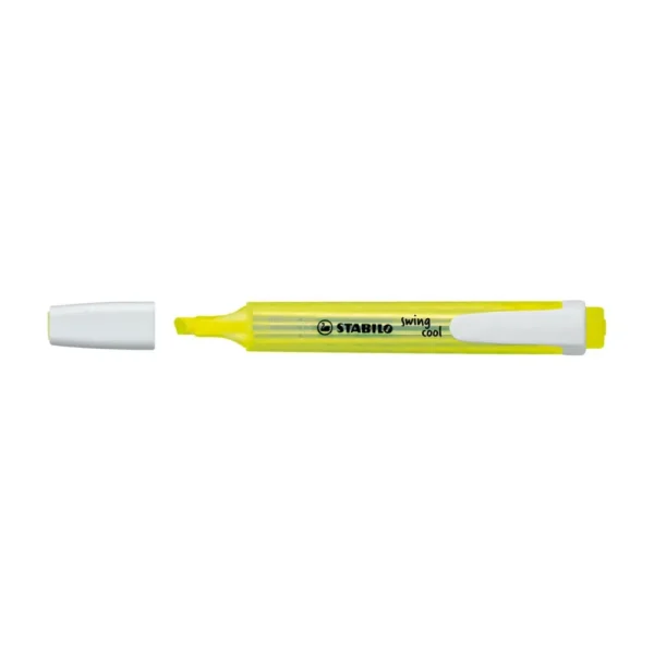 สตาบิโล Swing Cool ปากกาไฮไลท์ สี Yellow รุ่น 275/24 x 10 ด้าม