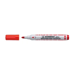 writing-drawing-185 สตาบิโล Plan 641 ปากกาไวท์บอร์ดหัวกลม สีแดง รุ่น 641-40 x 10 ด้าม