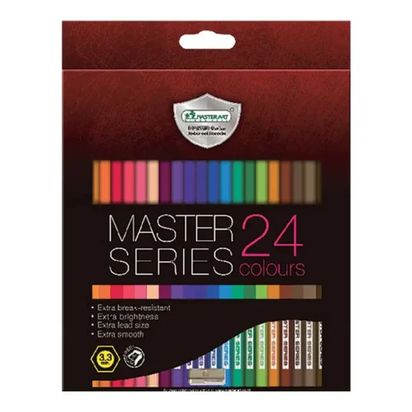 มาสเตอร์อาร์ต สีไม้ แท่งยาว 24 สี มาสเตอร์ซีรี่ส์