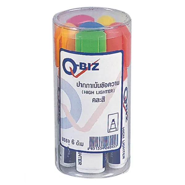 ARO ปากกาเน้นข้อความ คละสี 1X6