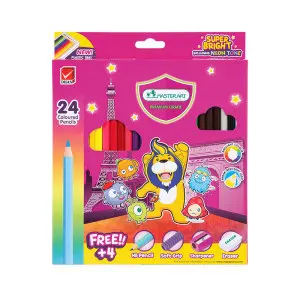 มาสเตอร์อาร์ต สีไม้ แท่งยาว 24 สี